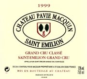 Pavie Macquin 1999